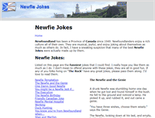 Tablet Screenshot of newfiejokes.net